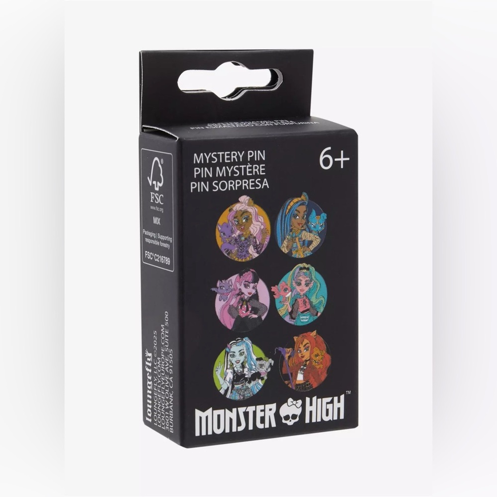 Loungefly Monster High Pets Blind Box Enamel Pin